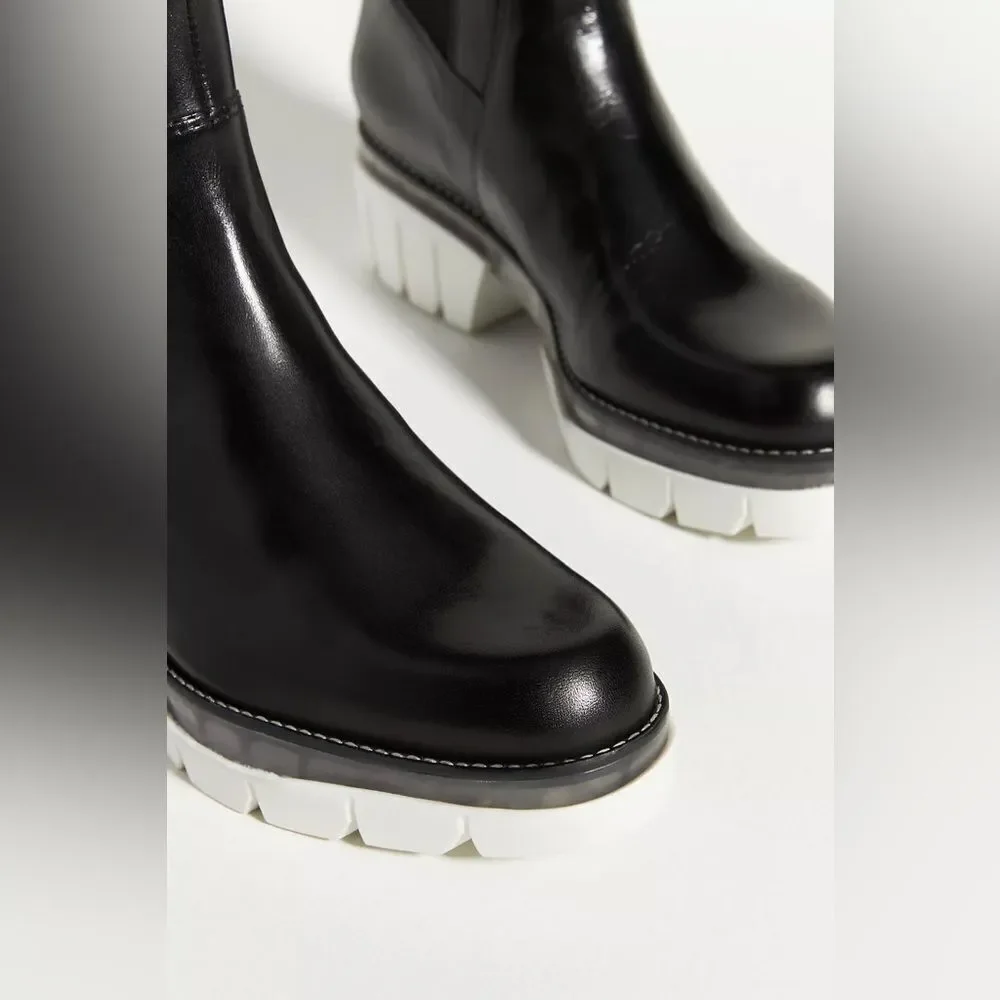 Bernardo Sutton Leather Black Calf Chelsea Boot -  Women’s Size: 11